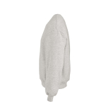 Sudadera de algodón orgánico unisex oversize 340g/m² Whitehaven color gris claro jaspeado tercera vista