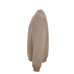 Sudadera de algodón orgánico unisex oversize 340g/m² Whitehaven color marrón claro tercera vista