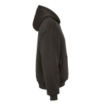 Sudadera algodón y poliéster reciclado unisex oversize 340g/m²Ericeira color lila segunda vista