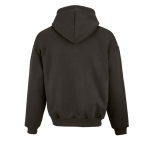 Sudadera algodón y poliéster reciclado unisex oversize 340g/m²Ericeira color lila vista trasera