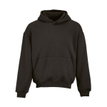 Sudadera algodón y poliéster reciclado unisex oversize 340g/m²Ericeira color lila vista frontal