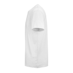 Camiseta de algodón orgánico unisex corte regular 165g/m² Copacabana color blanco tercera vista