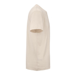 Camiseta de algodón orgánico unisex corte regular 165g/m² Copacabana color beige segunda vista