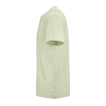 Camiseta de algodón orgánico unisex corte regular 165g/m² Copacabana color verde pastel tercera vista