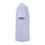 Camiseta de algodón orgánico unisex corte regular 165g/m² Copacabana color azul pastel segunda vista