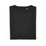 Camiseta de algodón orgánico ring-spun para mujer 165g/m² Copacabana color negro segunda vista frontal