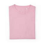 Camiseta de algodón orgánico ring-spun para mujer 165g/m² Copacabana color rosa segunda vista frontal