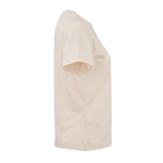 Camiseta de algodón orgánico ring-spun para mujer 165g/m² Copacabana color beige segunda vista