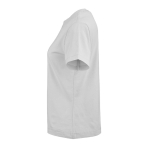 Camiseta de algodón orgánico ring-spun para mujer 165g/m² Copacabana color gris claro tercera vista