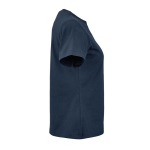 Camiseta de algodón orgánico ring-spun para mujer 165g/m² Copacabana color azul marino segunda vista