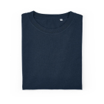 Camiseta de algodón orgánico ring-spun para mujer 165g/m² Copacabana color azul marino segunda vista frontal