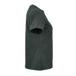 Camiseta de algodón orgánico ring-spun para mujer 165g/m² Copacabana color verde oscuro segunda vista