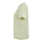 Camiseta de algodón orgánico ring-spun para mujer 165g/m² Copacabana color verde pastel tercera vista