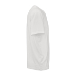 Camiseta de algodón orgánico unisex de punto acanalado 180g/m² Maya color blanco segunda vista