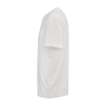 Camiseta de algodón orgánico unisex de punto acanalado 180g/m² Maya color blanco tercera vista