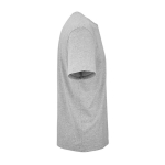 Camiseta de algodón orgánico unisex de punto acanalado 180g/m² Maya color gris jaspeado segunda vista