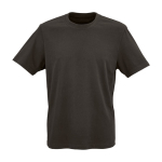 Camiseta de algodón orgánico unisex de punto acanalado 180g/m² Maya color lila vista frontal