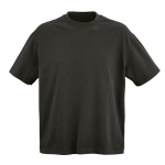 Camiseta de algodón orgánico unisex con corte oversize 240g/m² Paloma color lila vista frontal