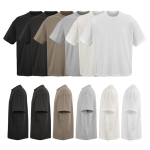 Camiseta de algodón orgánico unisex con corte oversize 240g/m² Paloma