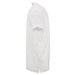 Polo de algodón orgánico unisex de manga corta 160g/m² Ipanema color blanco segunda vista