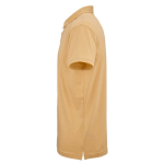 Polo de algodón orgánico unisex de manga corta 160g/m² Ipanema color amarillo tercera vista