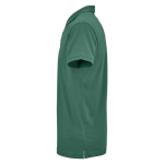 Polo de algodón orgánico unisex de manga corta 160g/m² Ipanema color verde oscuro tercera vista