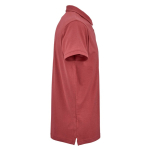 Polo de algodón orgánico unisex de manga corta 160g/m² Ipanema color naranja oscuro segunda vista