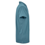 Polo de algodón orgánico unisex de manga corta 160g/m² Ipanema color azul petróleo segunda vista