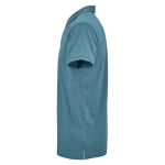 Polo de algodón orgánico unisex de manga corta 160g/m² Ipanema color azul petróleo tercera vista