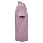 Polo de algodón orgánico unisex de manga corta 160g/m² Ipanema color lila segunda vista