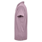 Polo de algodón orgánico unisex de manga corta 160g/m² Ipanema color lila tercera vista
