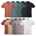 Polo de algodón orgánico unisex de manga corta 160g/m² Ipanema