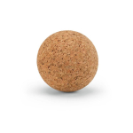 Esfera de corcho compacto para aliviar puntos de tensión muscular color natural