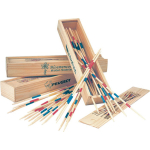 Juego de mikado en estuche de madera con cierre deslizante primera vista