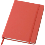 Libreta de PU reciclado con cierre elástico A5 y hojas en blanco segunda vista