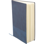 Libreta de PU reciclado con tapa dura y pana A5 con hojas a rayas quinta vista