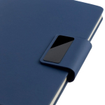 Set de libreta de piel sintética A5 con bolígrafo y hojas a rayas undécima vista