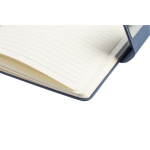 Set de libreta de piel sintética A5 con bolígrafo y hojas a rayas