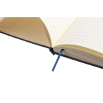 Set de libreta de piel sintética A5 con bolígrafo y hojas a rayas