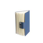 Set de libreta de piel sintética A5 con bolígrafo y hojas a rayas