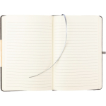 Libreta de RPET y bambú con soporte para móvil A5 hojas a rayas séptima vista