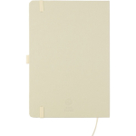 Cuaderno de tapa de cartón reciclado A5 con hojas a rayas color verde claro primera vista