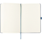 Cuaderno de tapa de cartón reciclado A5 con hojas a rayas segunda vista