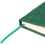 Libreta de fieltro reciclado con cierre de polipiel A5 y hojas a rayas quinta vista