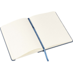 Libreta de piel sintética con cierre elástico A5 y hojas a cuadros undécima vista