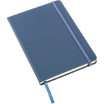 Libreta de piel sintética con cierre elástico A5 y hojas a cuadros