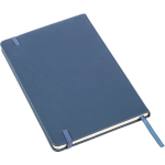 Libreta de piel sintética con cierre elástico A5 y hojas a cuadros sexta vista