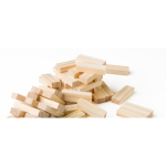 Juego de habilidad con bloques de madera de pino FSC en bolsa algodón séptima vista