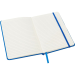 Libreta de RPET y piel sintética con cierre elástico A5 hojas a rayas quinta vista