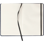 Libreta de tela vaquera con acabado casual A5 y hojas a rayas segunda vista